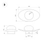 057588 Arlight Светильник SP-PERLEN-WALL-L350-6W Warm3200-MIX (BK, 150 deg, 230V, TOUCH-DIM) — фото 1