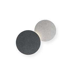 548171/14 Vibia Puck настенный светильник серо-зеленого цвета с текстильным рассеивателем