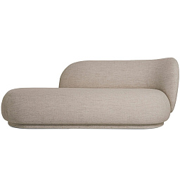 1104263504 Ferm Living Rico модульный диван с правым подлокотником и вытянутым округлым корпусом