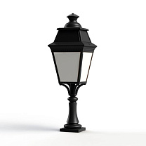 Avenue 3 N° 5; Opal PMMA Built-in LED 3000°K warm white 35W; Dark black