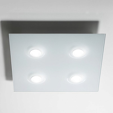 02004XXDHXPBB Elesi luce Pois PL 4L Square LED современный квадратный потолочный светильник с четырьмя лампами белый