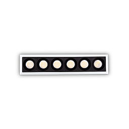 341675 Ideal Lux LIKA FI SLIM 10W 4000K WH встраиваемый потолочный светильник белый