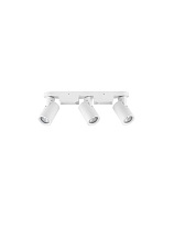 Sandy White Aluminium LED GU10 3x10Watt 100-240Volt IP20 Bulb Excluded L:35 W:7 H:12 cm