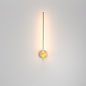 C085WL-L7BS2.7K Maytoni Elegant Настенный светильник 6W 250лм Латунь — фото 2