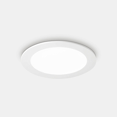 встраиваемый светильник круглой формы с матовым рассеивателем