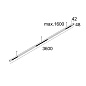 Технический подвесной светильник INFORM 40 SQ PDS (Presence and Daylight Sensor) DOWN-UP Delta Light 30736 XXX5 — фото 1