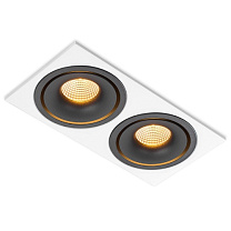 Потолочные светодиодные светильники Led technology SFERA R 22.30 W 2FW NO DIM черный + белый