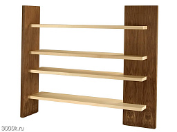 Cartesia Открытый деревянный книжный шкаф Morelato