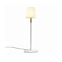Glow floor lamp coated aluminium, teak & PE shade ТОРМЕР НАКАЛИВАНИЯ С ВИЛКОЙ АЛЮМИНИЕВЫЙ ПОРОШКОВЫЙ ТИКОВЫЙ ПЭТАБУРЖ LED 4,3W 700LM 2700K 100-240V 50/60HZ Royal Botania