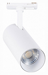 ST350.536.20.36 ST-Luce 1ph lights ST-luce трековый прожектор белого цвета с цилиндрическим корпусом для однофазного шинопровода
