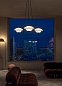 Подвесной светильник In The Air 3 DCW éditions, чёрный, плафоны белое опаловое стекло ITA PENDANT 3 — фото 2