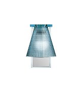 Light-Air, голубой, рельефный абажур