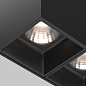 Alfa LED Maytoni потолочный светильник C065CL-02-L12W4K-B черный