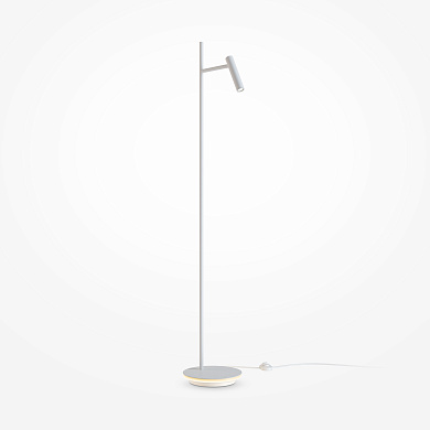 торшер с поворотным модулем белого цвета