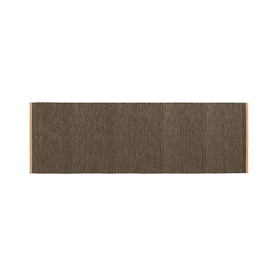 1656-0600 Bjrk Design House Stockholm Узкий ковёр в коричневом цвете с натуральным оттенком