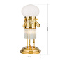 LA 4-1057/2 gold/339 opal sm Adele Orion настольная лампа — фото 6