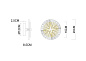 A1258AP-1PB Arte Lamp Ajour декоративная подсветка LED 1х3W 160Lm 4000K — фото 3