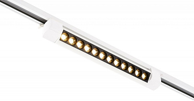 трековый светильник линейный с направленным световым потоком однофазный