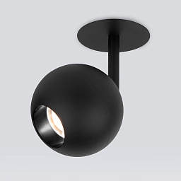 a053738 Elektrostandard Ball накладной потолочный спот с шарообразным корпусом и направленным источником света черного цвета