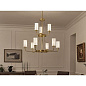 Vetivene 9 Light Chandelier Natural Brass люстра 52452NBR Kichler — фото 4