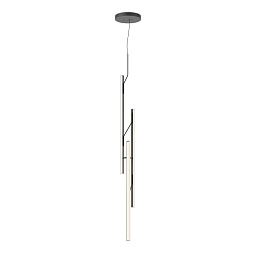235611/2Z Vibia Halo подвесной светильник в золотом исполнении с тремя модулями