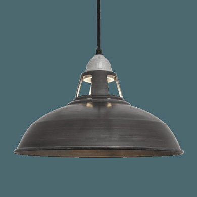 Old Factory Slotted Vintage Pendant Light 15inch подвесной светильник Industville 0756970573524