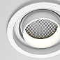 DL113-GU10-01-RD-W Maytoni Atom Встраиваемый светильник 10W Белый — фото 1
