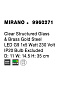 9960271 MIRANO Novaluce светильник LED G9 1x5Вт 230В IP20