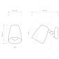 1224013 Atelier Wall Astro lighting настенный светильник матовый чёрный — фото 3