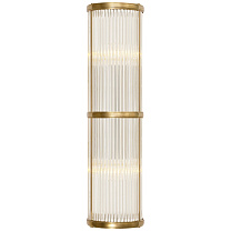 Allen Medium Linear Sconce натуральная латунь и стеклянные стержни