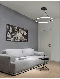 9892161 Nova Luce Janus потолочный светильник с кольцевым рассеивателем и креплением на платформе
