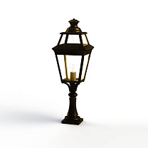 Place des Vosges 3 N° 5; Clear glass E27 105W; Gold patina