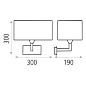 ACB Iluminacion Настенный светильник Carlo 16/780 Sat. Никель/Белый, LED E27 1x15W