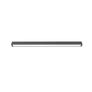 NW 7551 Nowodvorski Straight LED GRAPHITE CEILING 120 Потолочный светильник серый