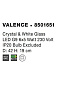 8501651 VALENCE Novaluce светильник LED G9 6x5Вт IP20 Bulb Included