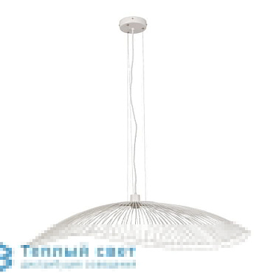 подвесной светильник с широким сетчатым плафоном в форме купола