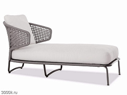 Aston cord outdoor chaise-lounge Мягкая кушетка на открытом воздухе Minotti