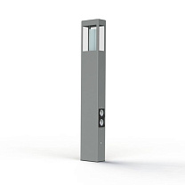Brick² N° 4; Clear glass E27 23W Plug; Silk grey