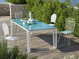 Gervasoni Outdoor Прямоугольный садовый стол со столешницей из лавового камня Gervasoni