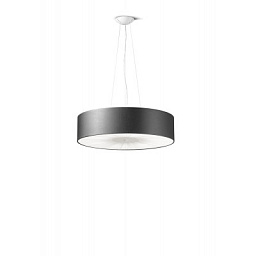 SPSKI100LEDNEBC Axolight Skin 100 SP LED Chandelier with eco кожаный абажур белый; чёрный