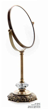 настольное зеркало на подставке