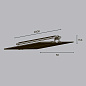 TRX184-132B Maytoni Busbar trunkings Levity Шинопровод встраиваемый Черный — фото 5