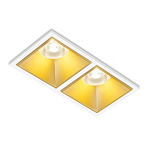 Потолочные светодиодные светильники Led technology NEW KUB IN 22.30 W 2FW NO DIM золотой + белый