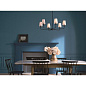 Pallas 32.25" 6 Light Chandelier Black люстра 52516BK Kichler — фото 3