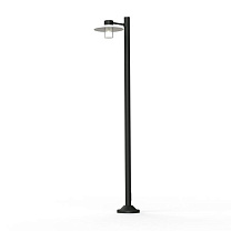 Aubanne N° 4; Clear glass E27 23W; Dark grey