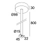 SLM - ROD SUSPENSION 0,8m + CONNECTION W белый Delta Light IMP — фото 1