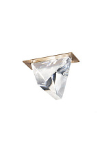 точечный светильник с коническим плафоном бронзового цвета