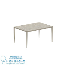 СТОЛ U-NITE 150X100CM ПЕСОК С КЕРАМИЧЕСКОЙ СТОЛЕШНИЦЕЙ CEPPO DOLOMITICA Royal Botania