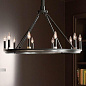 Emmala 27.50" 10 Light Chandelier in Brushed Nickel and Black люстра 52421BK Kichler — фото 5