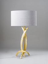 Bright Gold shown with 18 Straight Oval in Natural Linen with Cream Card lining